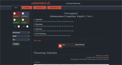 Desktop Screenshot of onlinebibel.ch